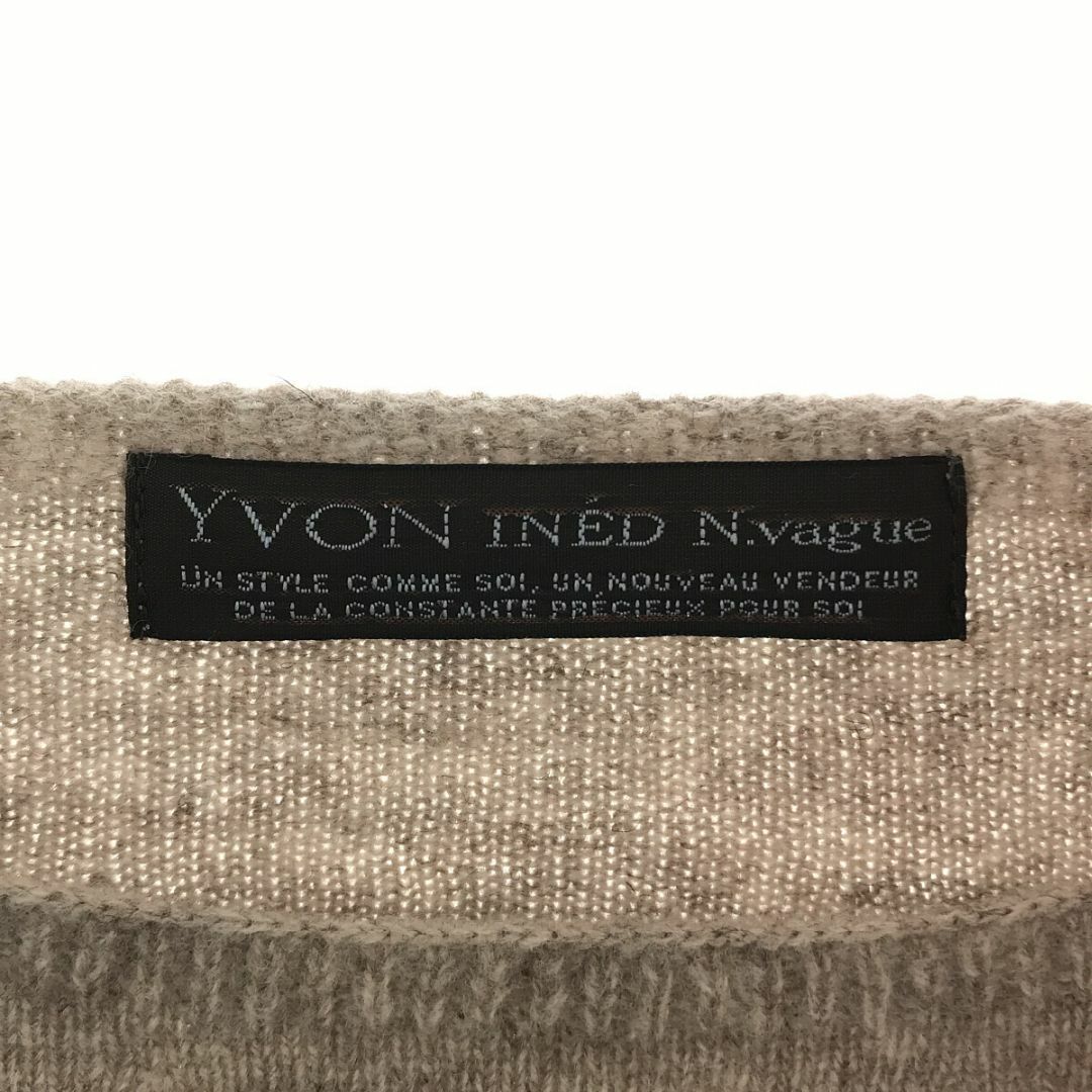 YVON INED イヴォンイネド ワンピース Iライン 長袖 ロング丈 レディースのワンピース(ロングワンピース/マキシワンピース)の商品写真