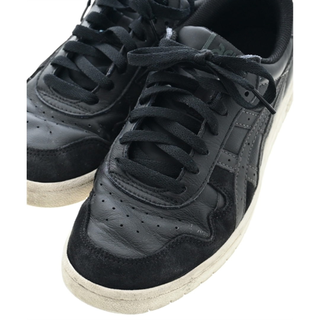 asics(アシックス)のasics アシックス スニーカー 25.5cm 黒 【古着】【中古】 レディースの靴/シューズ(スニーカー)の商品写真