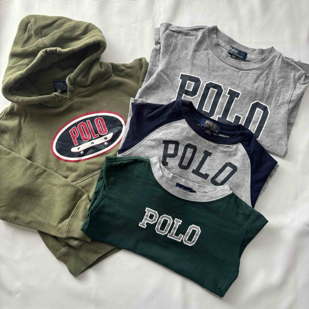 POLO RALPH LAUREN(ポロラルフローレン)のPOLO Ralph Lauren スウェット 長袖Tシャツ キッズまとめ売り  キッズ/ベビー/マタニティのキッズ服男の子用(90cm~)(Tシャツ/カットソー)の商品写真