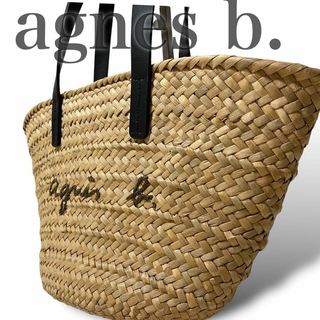 アニエスベー(agnes b.)のアニエスベー　カゴバッグ　竹　編み込み　手提げ(かごバッグ/ストローバッグ)