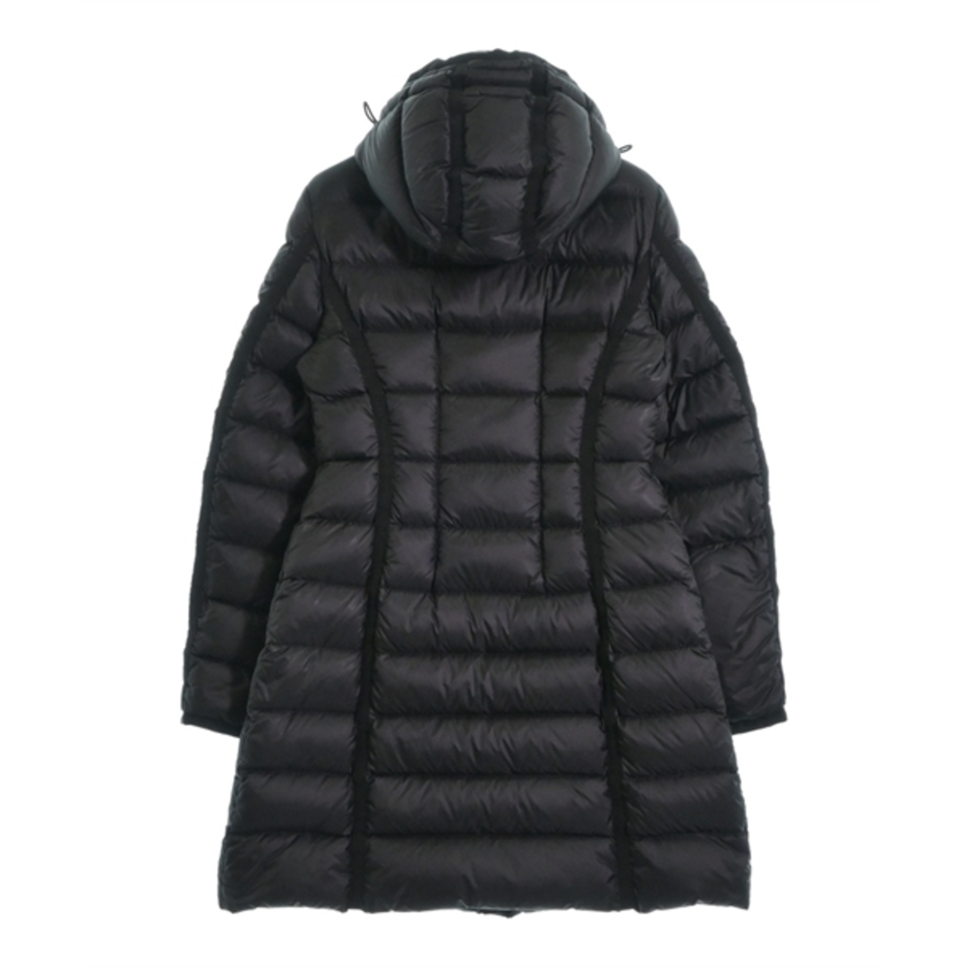 MONCLER(モンクレール)のMONCLER モンクレール ダウンコート 0(XS位) 黒 【古着】【中古】 レディースのジャケット/アウター(ダウンコート)の商品写真