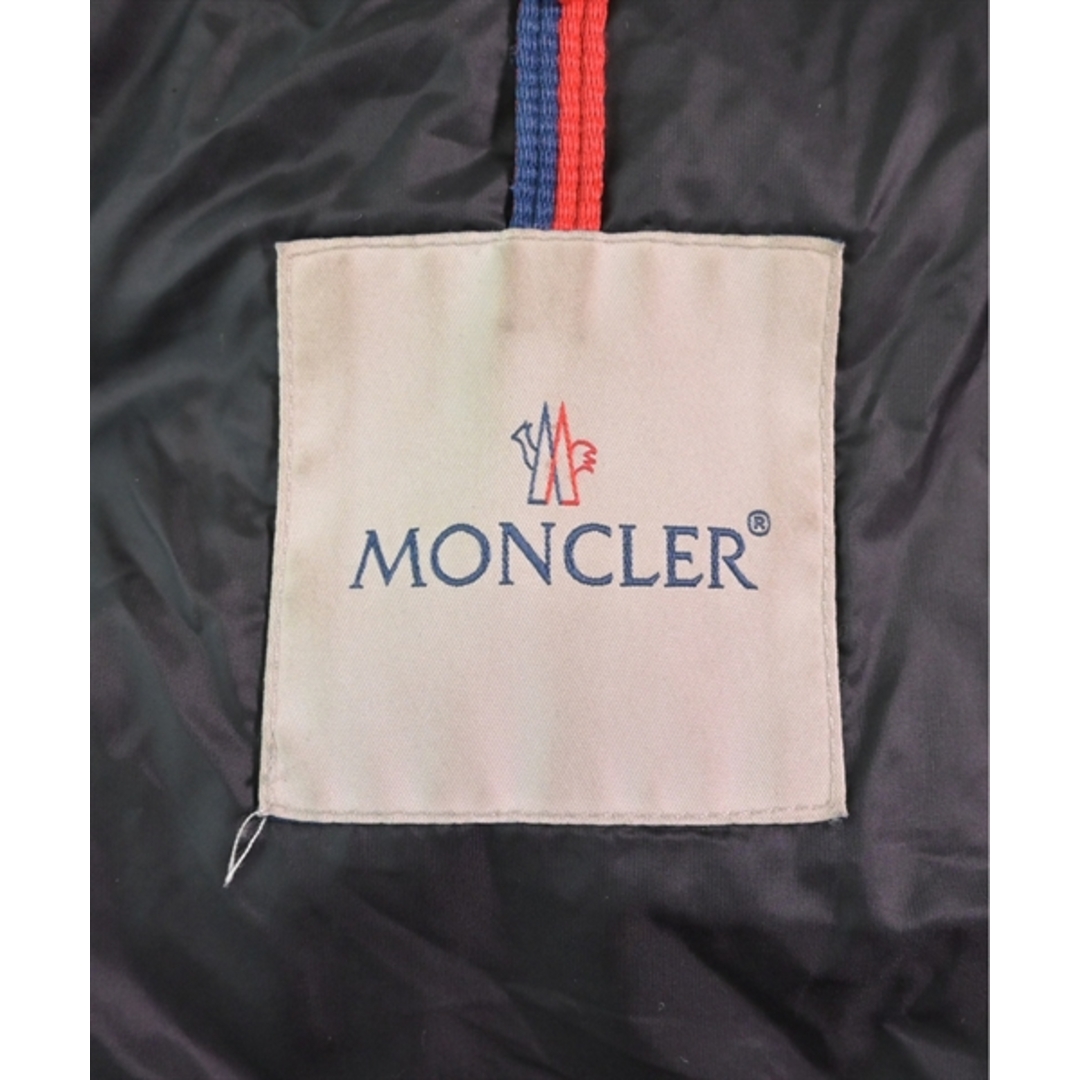 MONCLER(モンクレール)のMONCLER モンクレール ダウンコート 0(XS位) 黒 【古着】【中古】 レディースのジャケット/アウター(ダウンコート)の商品写真