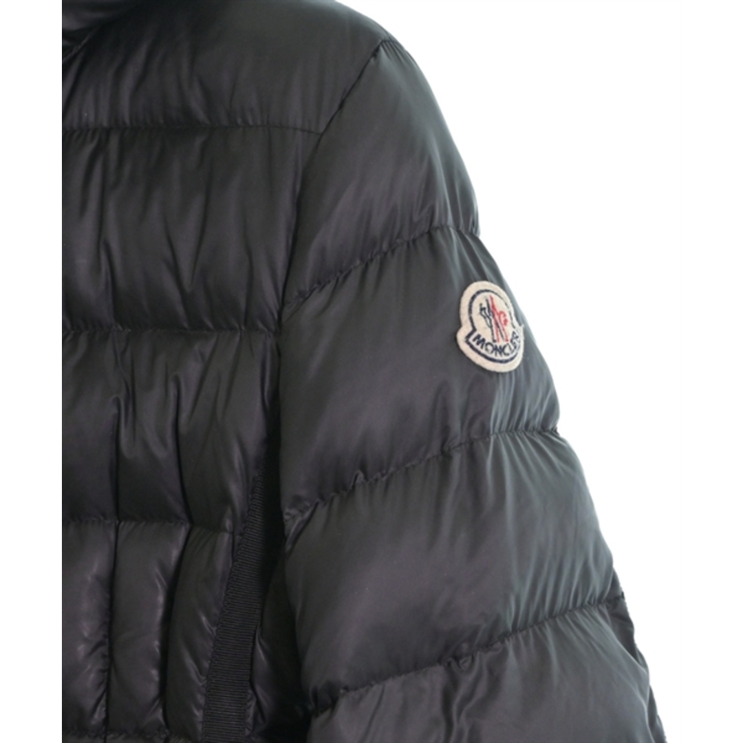 MONCLER(モンクレール)のMONCLER モンクレール ダウンコート 0(XS位) 黒 【古着】【中古】 レディースのジャケット/アウター(ダウンコート)の商品写真