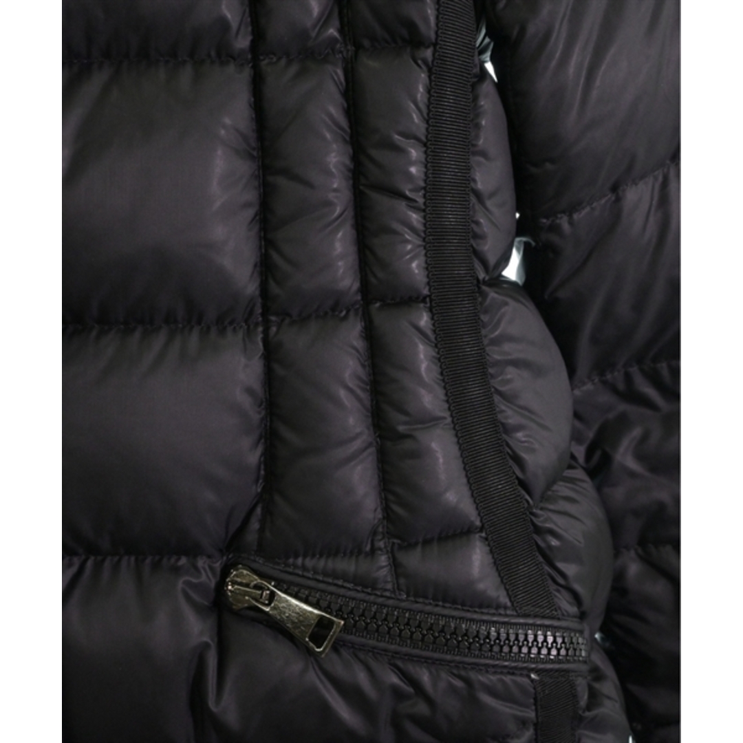 MONCLER(モンクレール)のMONCLER モンクレール ダウンコート 0(XS位) 黒 【古着】【中古】 レディースのジャケット/アウター(ダウンコート)の商品写真