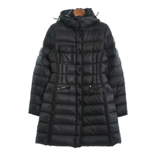 MONCLER - MONCLER モンクレール ダウンコート 0(XS位) 黒 【古着】【中古】