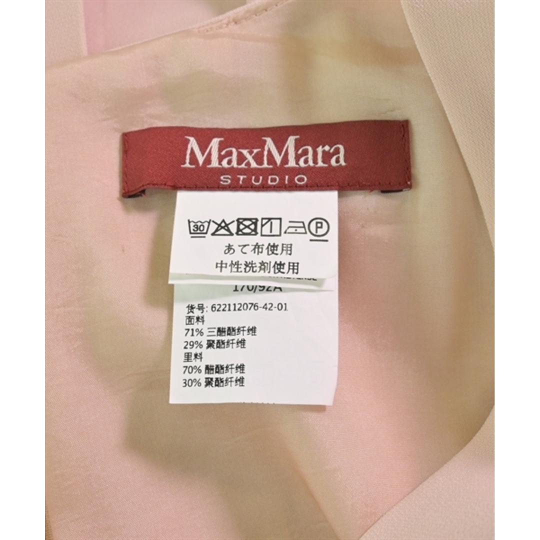 Max Mara STUDIO ワンピース -(M位) ピンクベージュ 【古着】【中古】 レディースのワンピース(ひざ丈ワンピース)の商品写真