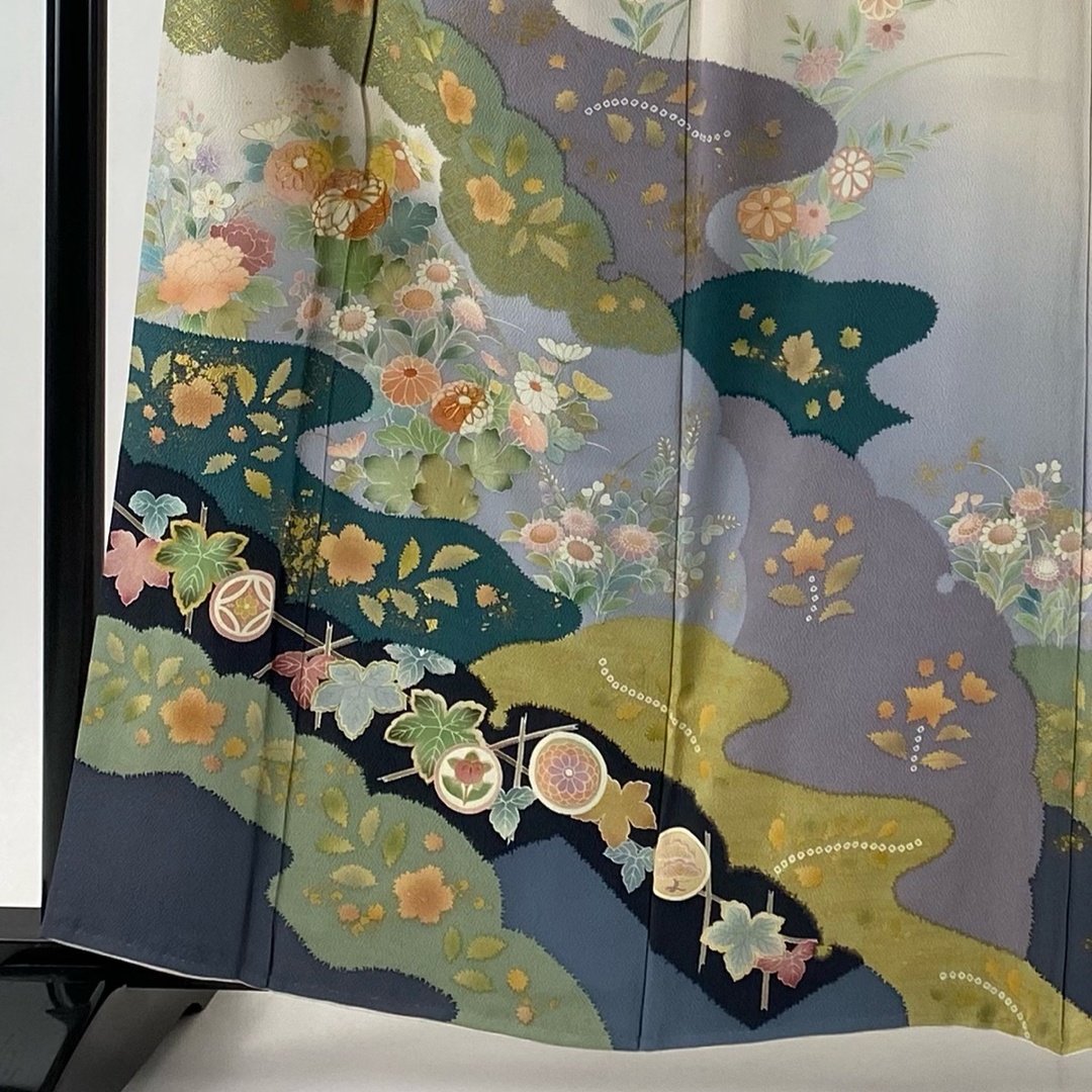 訪問着 身丈160.5cm 裄丈65cm 正絹 美品 秀品 【中古】 レディースの水着/浴衣(着物)の商品写真