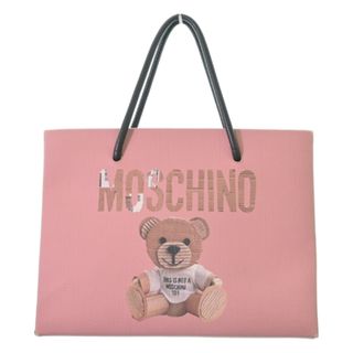 MOSCHINO - MOSCHINO モスキーノ トートバッグ - ピンクxベージュx黒 【古着】【中古】