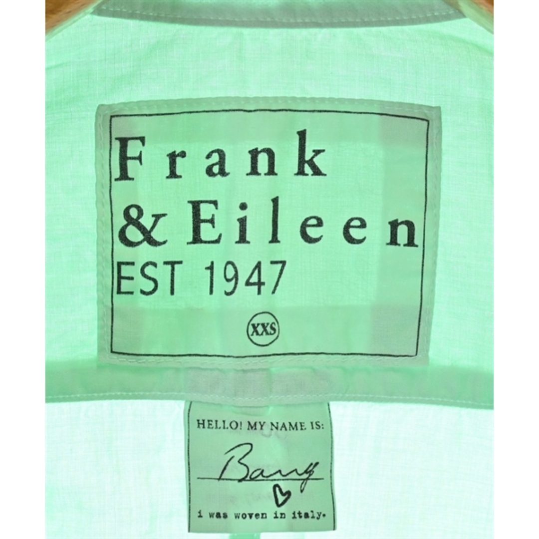 Frank&Eileen(フランクアンドアイリーン)のFrank&Eileen フランクアンドアイリーン カジュアルシャツ XXS 緑 【古着】【中古】 レディースのトップス(シャツ/ブラウス(長袖/七分))の商品写真