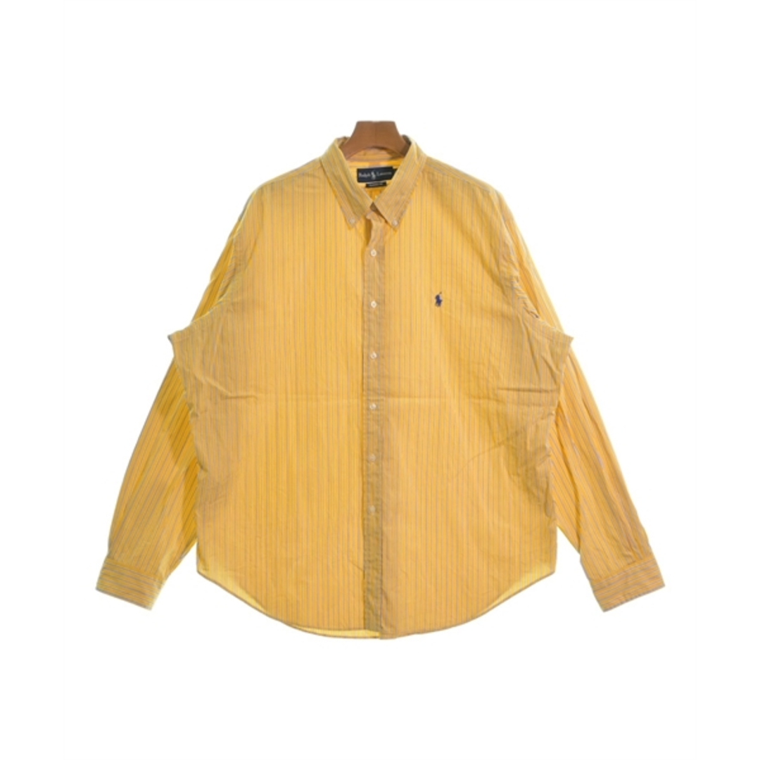 Ralph Lauren(ラルフローレン)のRalph Lauren カジュアルシャツ XXL 黄x青x白(ストライプ) 【古着】【中古】 メンズのトップス(シャツ)の商品写真