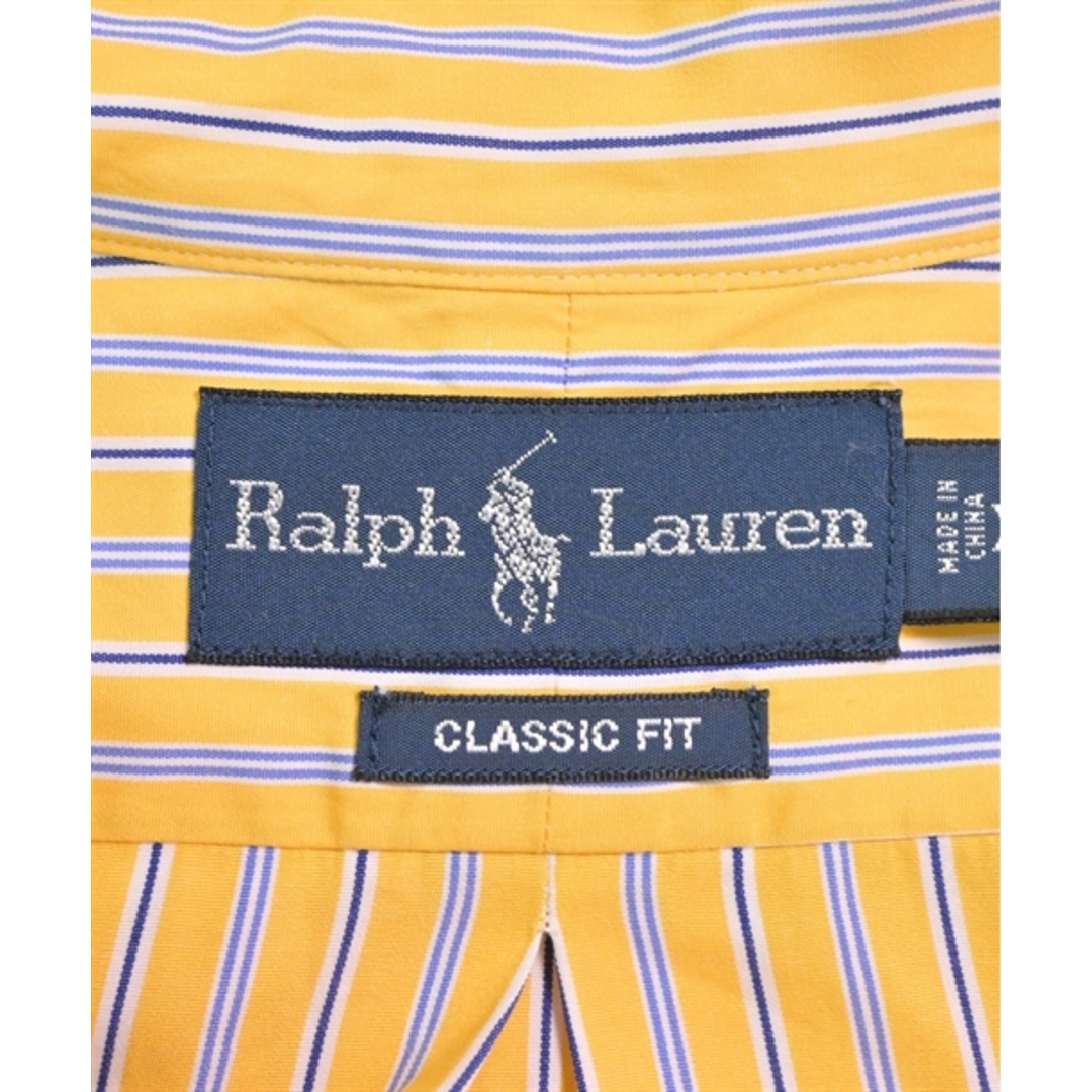 Ralph Lauren(ラルフローレン)のRalph Lauren カジュアルシャツ XXL 黄x青x白(ストライプ) 【古着】【中古】 メンズのトップス(シャツ)の商品写真