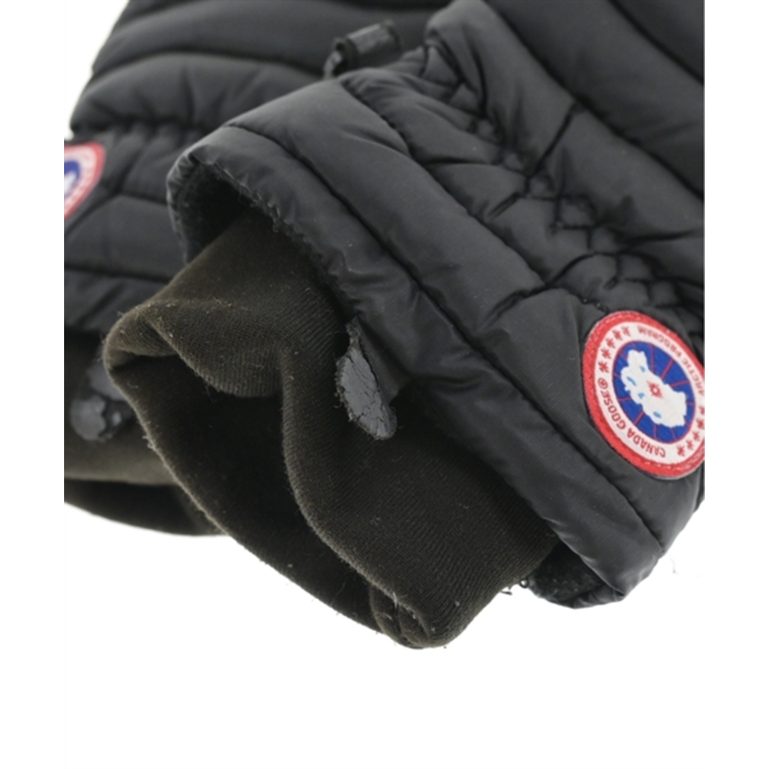 CANADA GOOSE(カナダグース)のCANADA GOOSE カナダグース 手袋 - 黒 【古着】【中古】 メンズのファッション小物(手袋)の商品写真