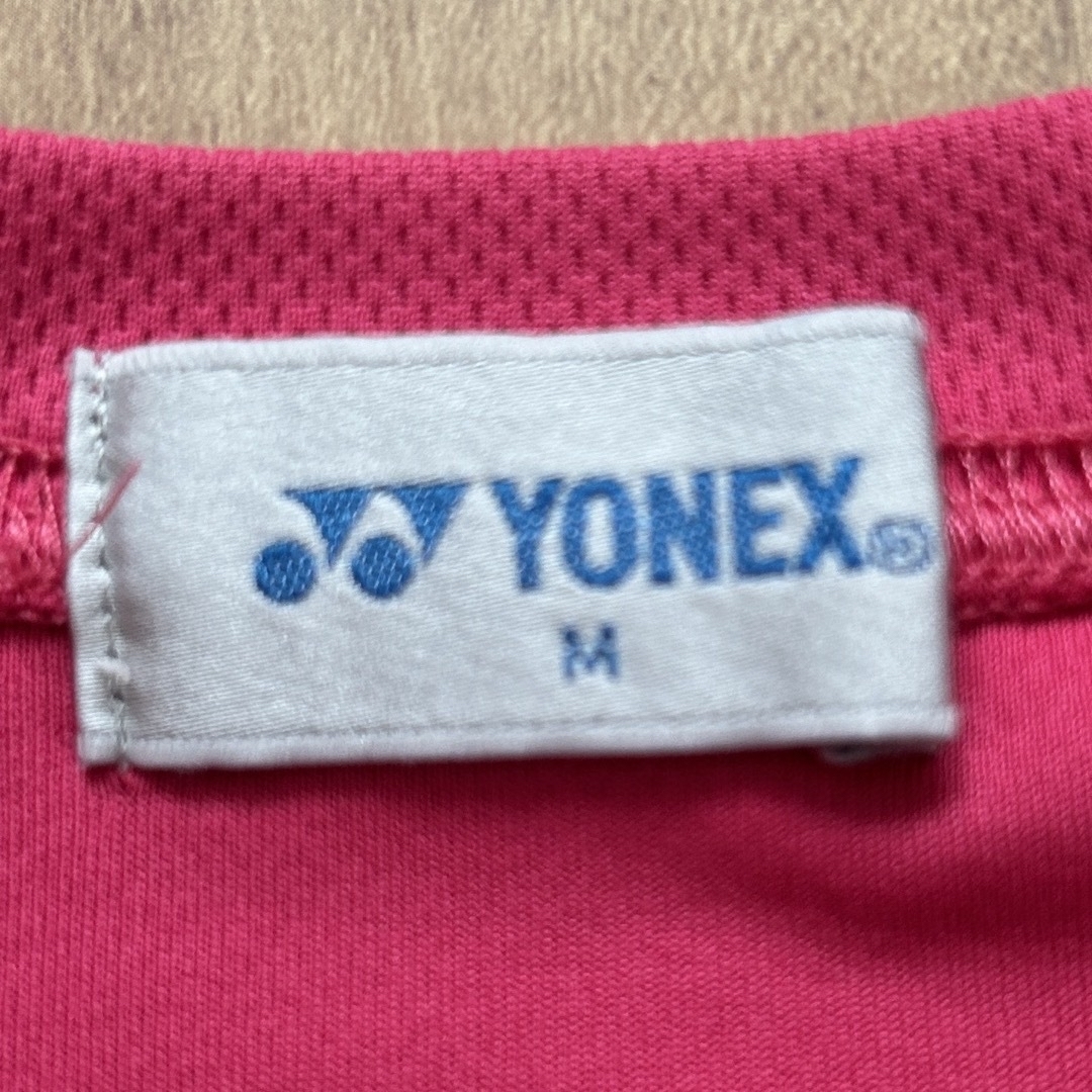 YONEX(ヨネックス)のヨネックス　半袖　ウェア　M ピンク　ソフトテニス　バドミントン　ゲームウェア スポーツ/アウトドアのテニス(ウェア)の商品写真