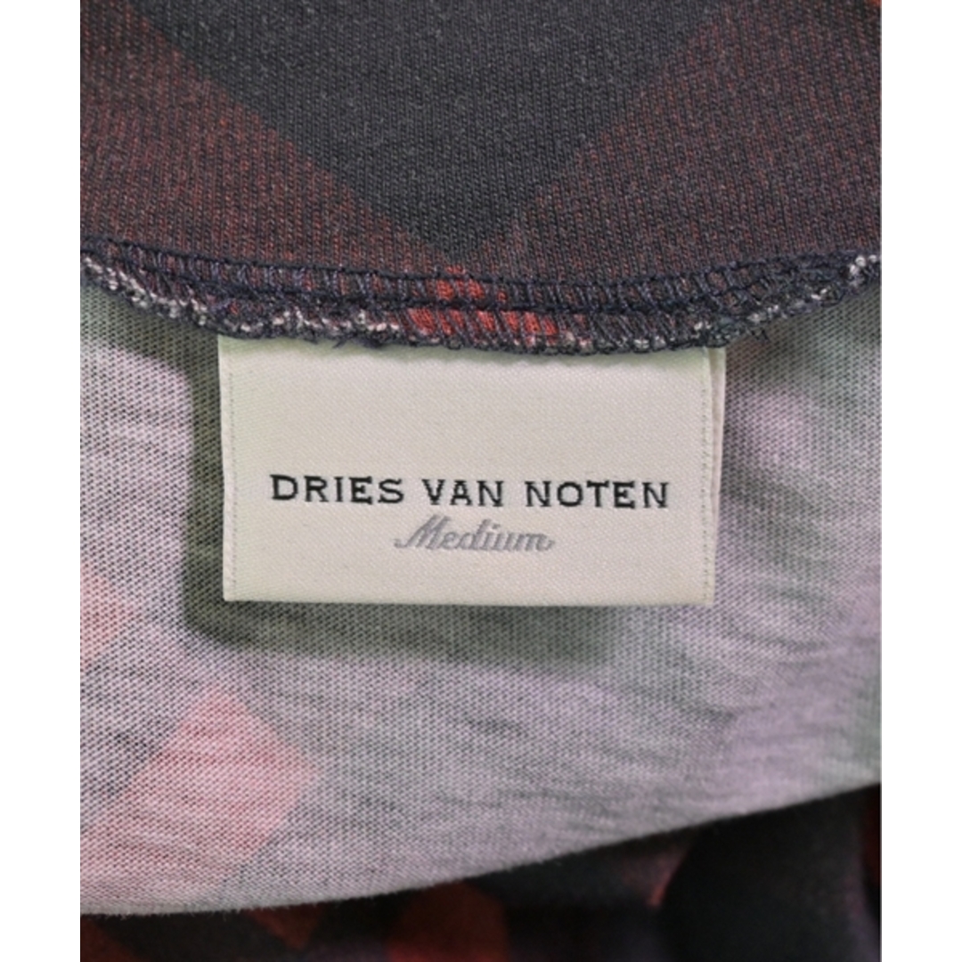 DRIES VAN NOTEN(ドリスヴァンノッテン)のDRIES VAN NOTEN Tシャツ・カットソー M 赤x黒 【古着】【中古】 メンズのトップス(Tシャツ/カットソー(半袖/袖なし))の商品写真