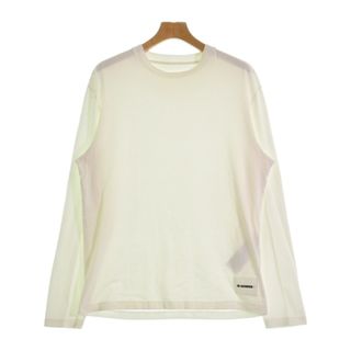 JIL SANDER + Tシャツ・カットソー L アイボリー 【古着】【中古】(Tシャツ/カットソー(半袖/袖なし))