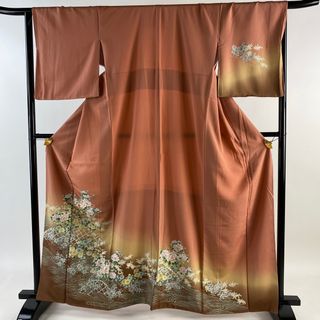 訪問着 身丈163.5cm 裄丈66cm 正絹 秀品 【中古】(着物)