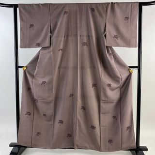 小紋 身丈160cm 裄丈64cm 正絹 秀品 【中古】(着物)