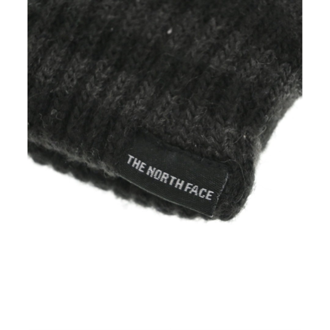 THE NORTH FACE ザノースフェイス 手袋 S グレーx黒 【古着】【中古】 レディースのファッション小物(手袋)の商品写真
