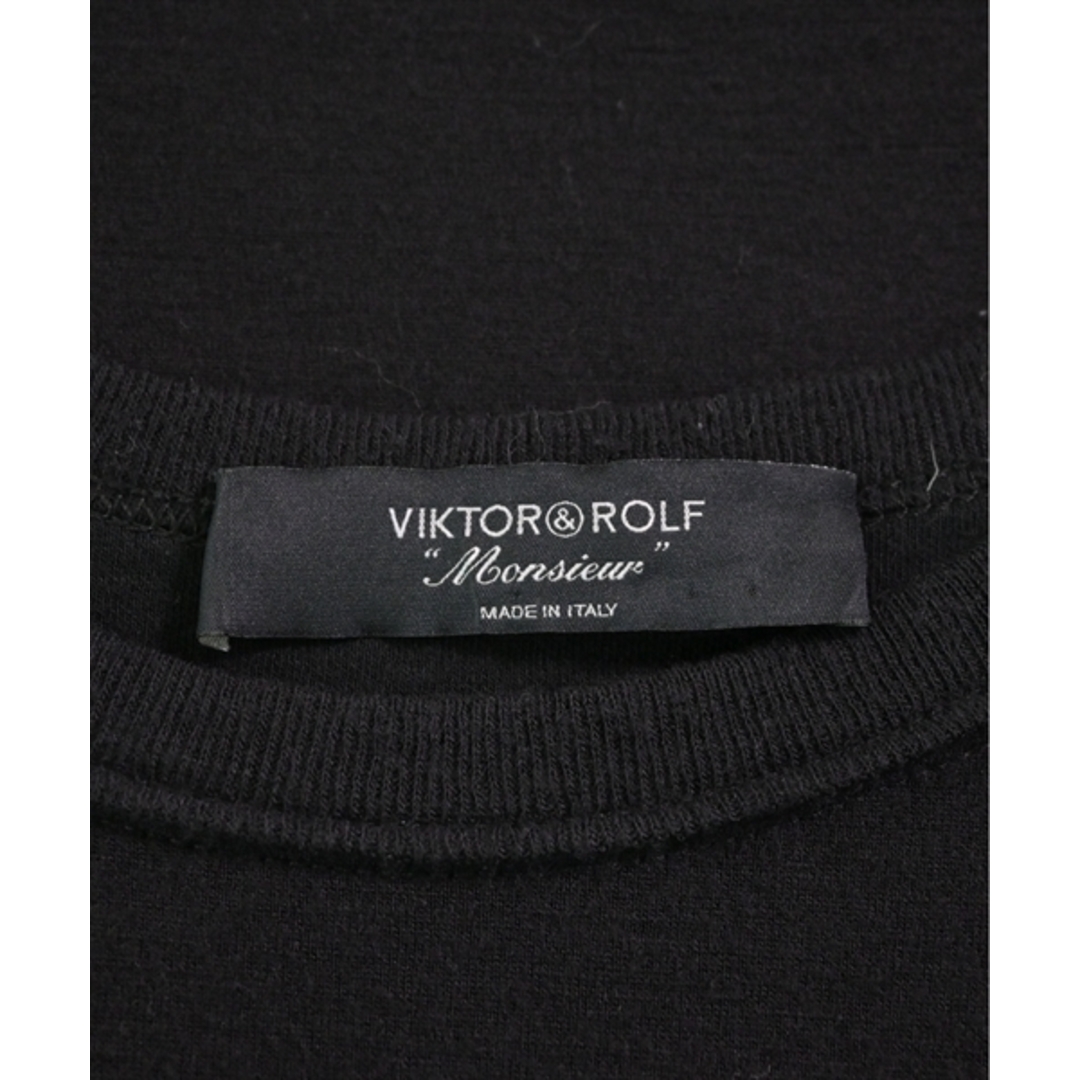 VIKTOR&ROLF(ヴィクターアンドロルフ)のVIKTOR&ROLF Tシャツ・カットソー 46(M位) 黒 【古着】【中古】 メンズのトップス(Tシャツ/カットソー(半袖/袖なし))の商品写真