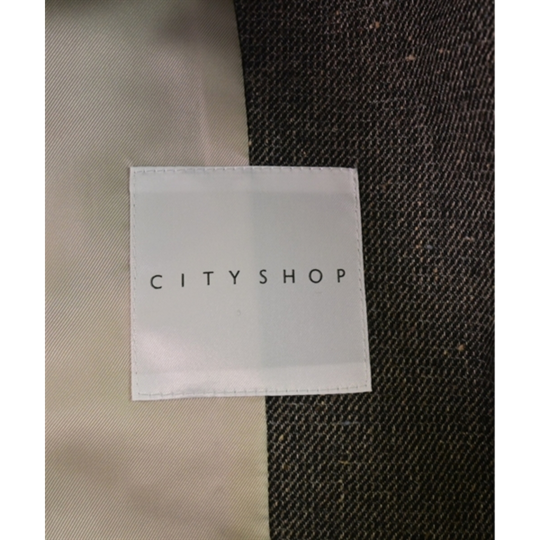 CITYSHOP(シティショップ)のCITYSHOP シティーショップ カジュアルジャケット 38(M位) グレー 【古着】【中古】 レディースのジャケット/アウター(テーラードジャケット)の商品写真