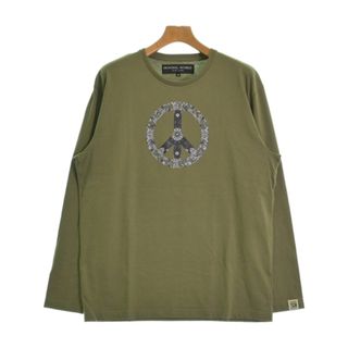 ハンティングワールド(HUNTING WORLD)のHUNTING WORLD Tシャツ・カットソー XL カーキ 【古着】【中古】(Tシャツ/カットソー(半袖/袖なし))