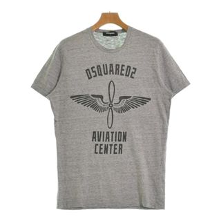 DSQUARED ディースクエアード Tシャツ・カットソー L グレー 【古着】【中古】(Tシャツ/カットソー(半袖/袖なし))