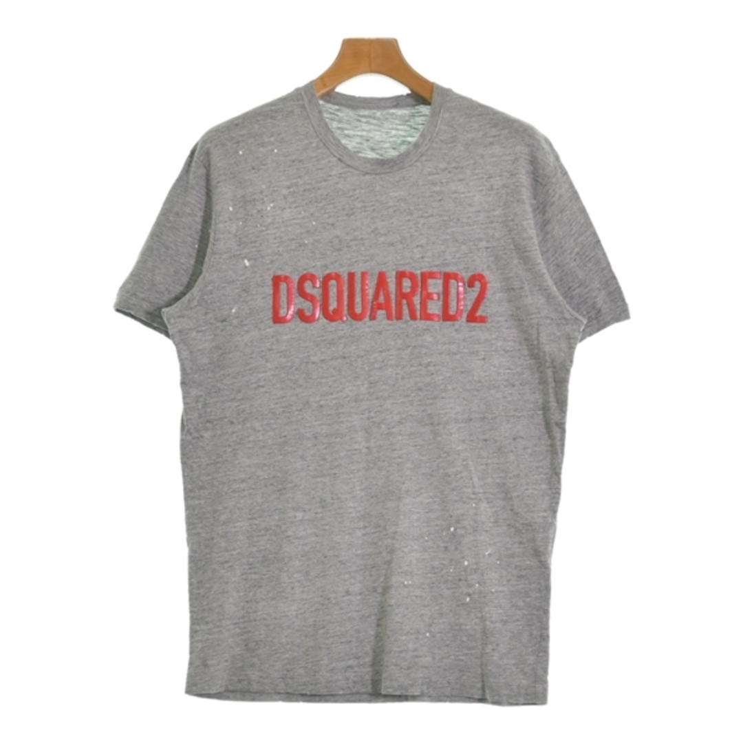 DSQUARED ディースクエアード Tシャツ・カットソー L グレー 【古着】【中古】 メンズのトップス(Tシャツ/カットソー(半袖/袖なし))の商品写真