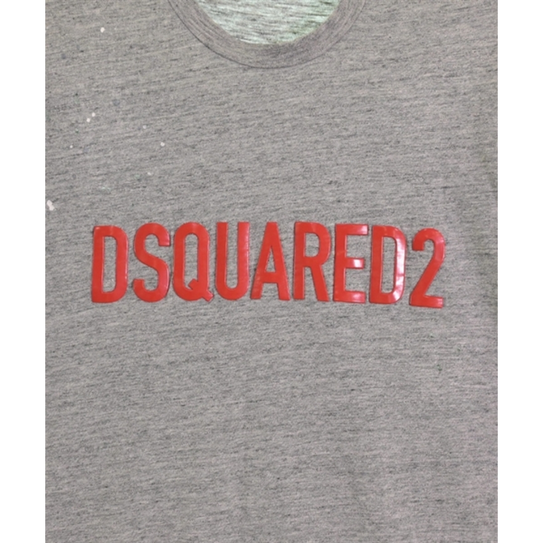 DSQUARED ディースクエアード Tシャツ・カットソー L グレー 【古着】【中古】 メンズのトップス(Tシャツ/カットソー(半袖/袖なし))の商品写真