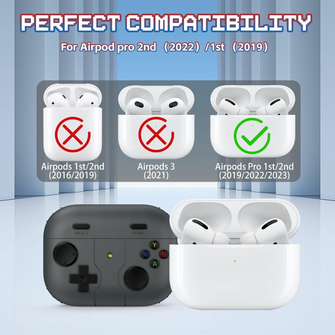 色:ブラックLopnord Airpods Pro ケース、ゲームパッドデザ その他のその他(その他)の商品写真