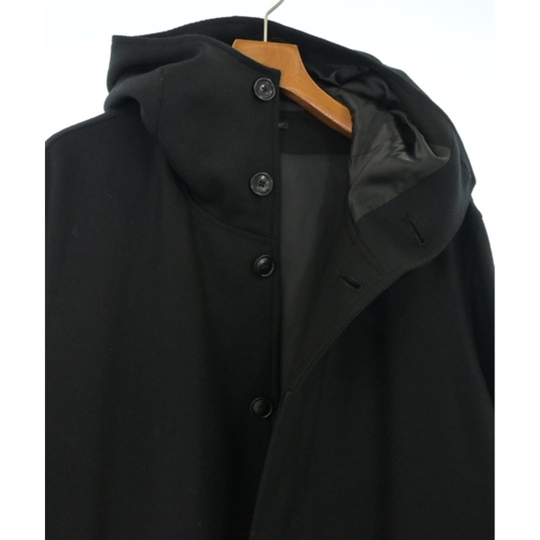 Yohji Yamamoto(ヨウジヤマモト)のYOHJI YAMAMOTO ヨウジヤマモト コート（その他） 2(S位) 黒 【古着】【中古】 メンズのジャケット/アウター(その他)の商品写真