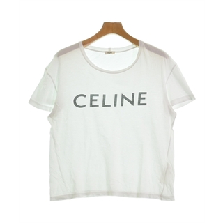 celine - CELINE セリーヌ Tシャツ・カットソー M 白 【古着】【中古】