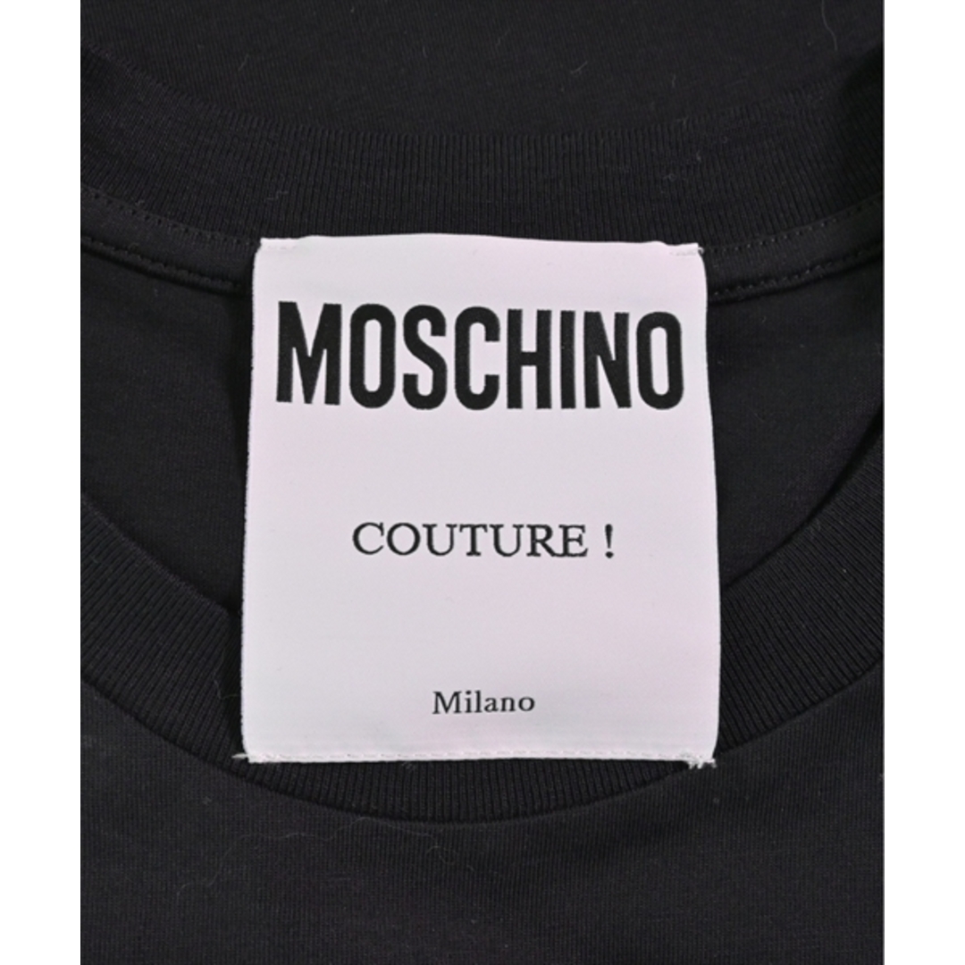 MOSCHINO(モスキーノ)のMOSCHINO モスキーノ Tシャツ・カットソー 44(S位) 黒 【古着】【中古】 メンズのトップス(Tシャツ/カットソー(半袖/袖なし))の商品写真