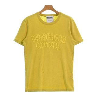 モスキーノ(MOSCHINO)のMOSCHINO モスキーノ Tシャツ・カットソー 44(S位) 黄系 【古着】【中古】(Tシャツ/カットソー(半袖/袖なし))