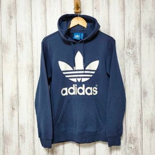 adidas - adidas アディダス (S)　ビッグロゴ プルパーカー