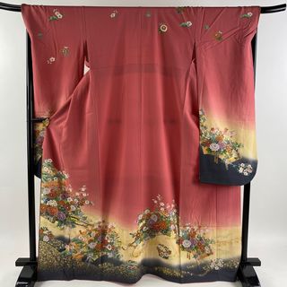 振袖 身丈168cm 裄丈68cm 正絹 名品 【中古】(着物)