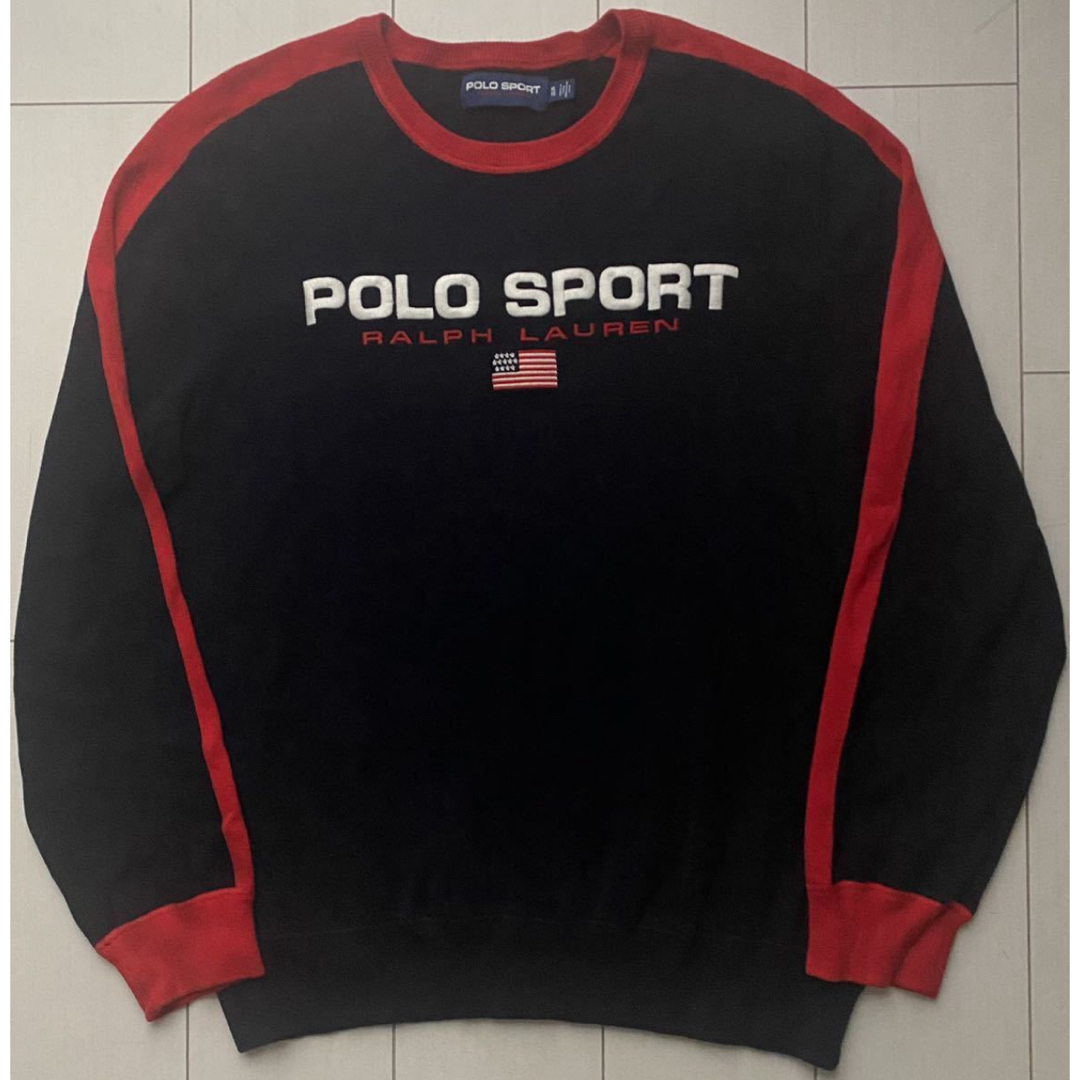 POLO RALPH LAUREN(ポロラルフローレン)の未使用 美品 POLO SPORT ポロスポーツ ニット セーター 復刻 XL メンズのトップス(ニット/セーター)の商品写真