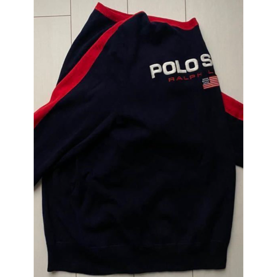 POLO RALPH LAUREN(ポロラルフローレン)の未使用 美品 POLO SPORT ポロスポーツ ニット セーター 復刻 XL メンズのトップス(ニット/セーター)の商品写真