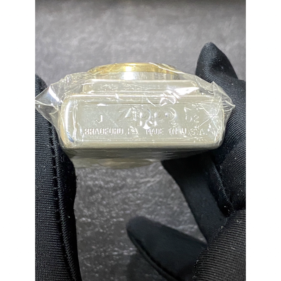 zippo タイムライト シェル 文字盤 パール シルバー 2002年製 zippo タイムライト シェル 文字盤 パール シルバー 2002年製