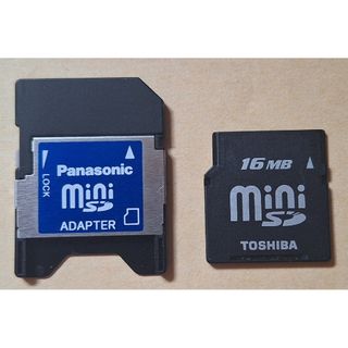 miniSD(16MB)&SDカード変換アダプター×1(その他)