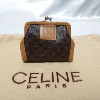 セリーヌ(celine)のCELINE マカダム柄 がま口 コインケース 小物入れ(財布)