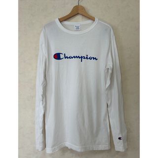 Champion - Champion チャンピオン ヘビーウェイト 長袖Tシャツ ホワイトXLサイズ