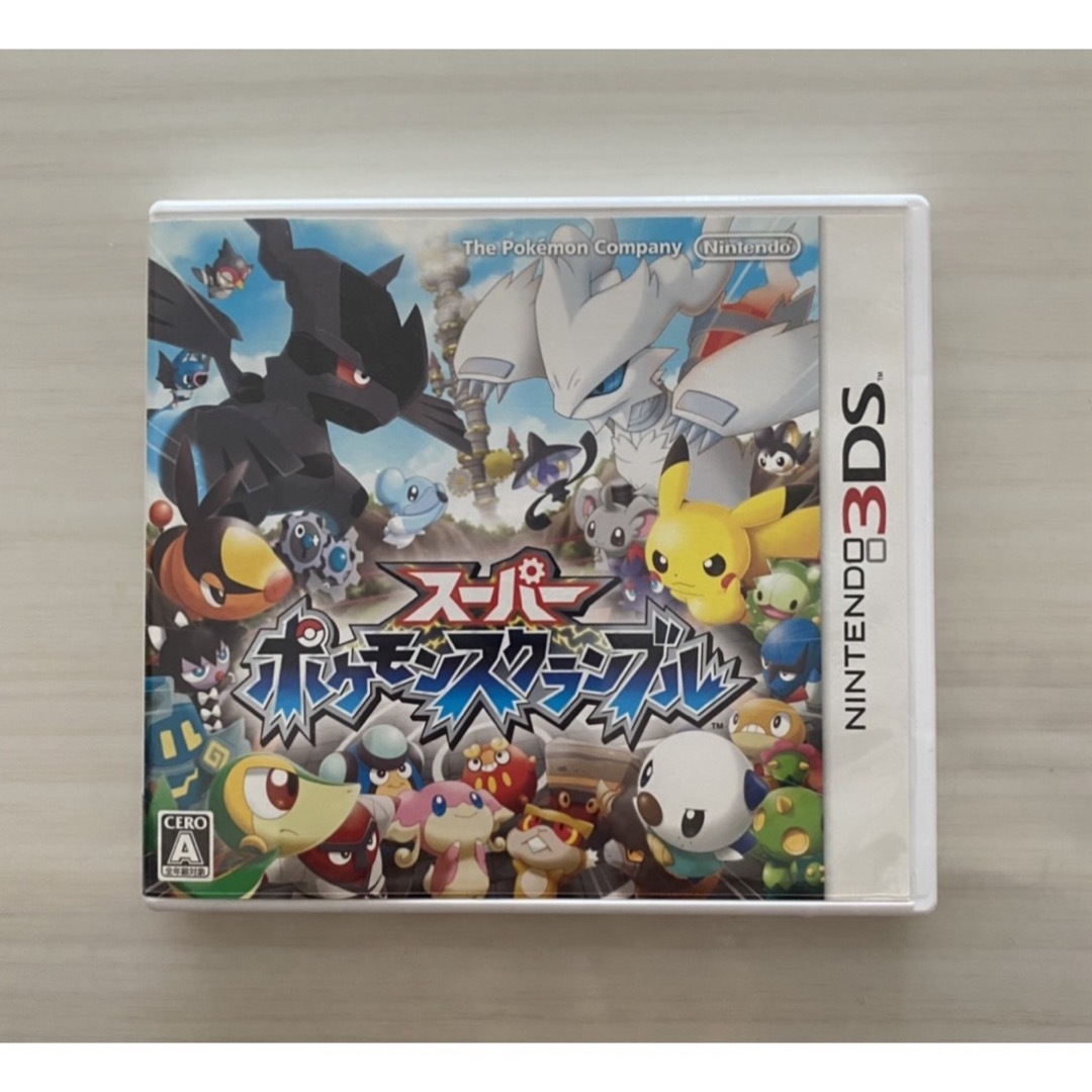 ポケモン(ポケモン)の3DSソフト  アイカツ!二人のマイプリンセス スーパーポケモンスクランブル エンタメ/ホビーのゲームソフト/ゲーム機本体(家庭用ゲームソフト)の商品写真