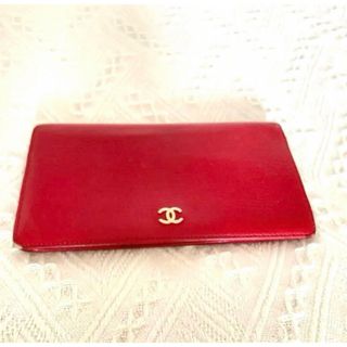 シャネル(CHANEL)のSALE シャネル　長財布　レッド(財布)