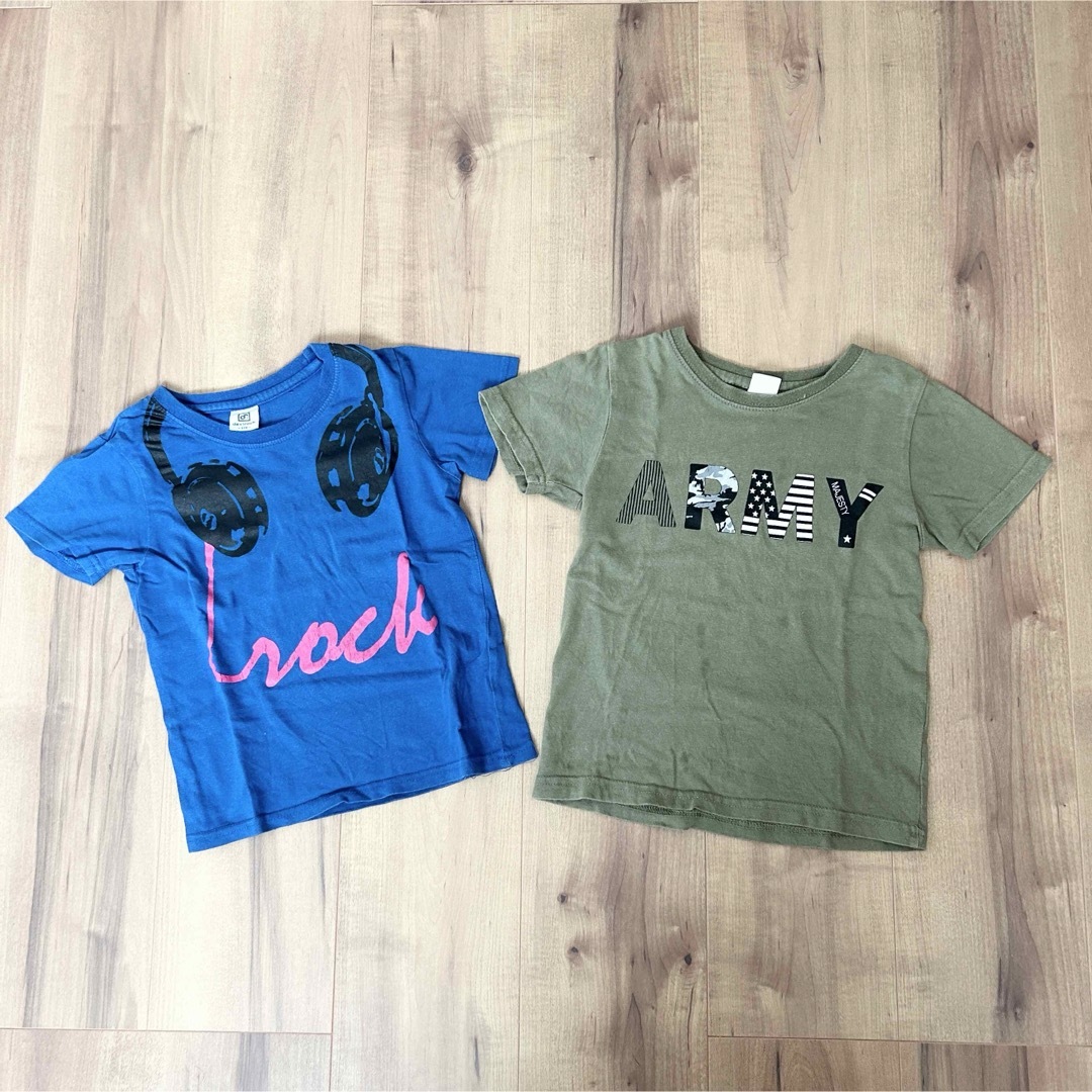 devirock(デビロック)の110 半袖　Tシャツ　デビロック　子どもTシャツ　子ども半袖　男の子　女の子 キッズ/ベビー/マタニティのキッズ服男の子用(90cm~)(Tシャツ/カットソー)の商品写真