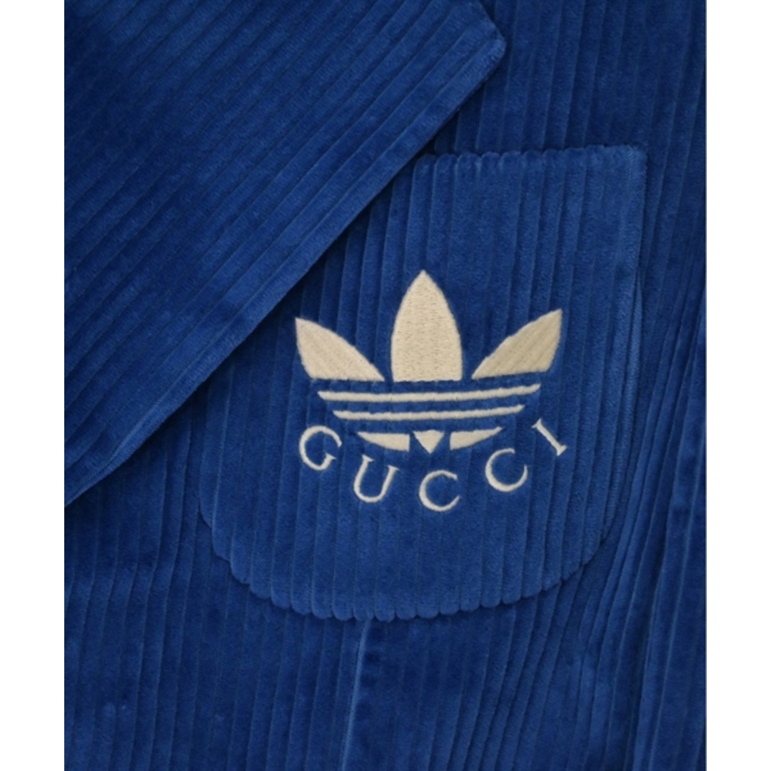 Gucci(グッチ)のGUCCI グッチ テーラードジャケット 48(L位) 青 【古着】【中古】 メンズのジャケット/アウター(テーラードジャケット)の商品写真
