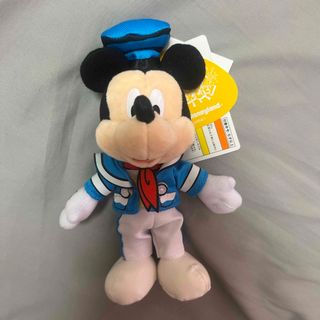 ディズニー(Disney)の【新品未使用】ドナルド　クワッキーダックシティ　ぬいぐるみバッジ　ミッキー(キャラクターグッズ)