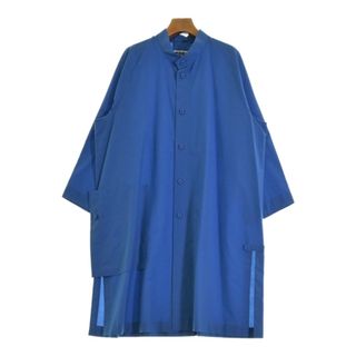 ISSEY MIYAKE イッセイミヤケ コート（その他） 3(L位) 青 【古着】【中古】