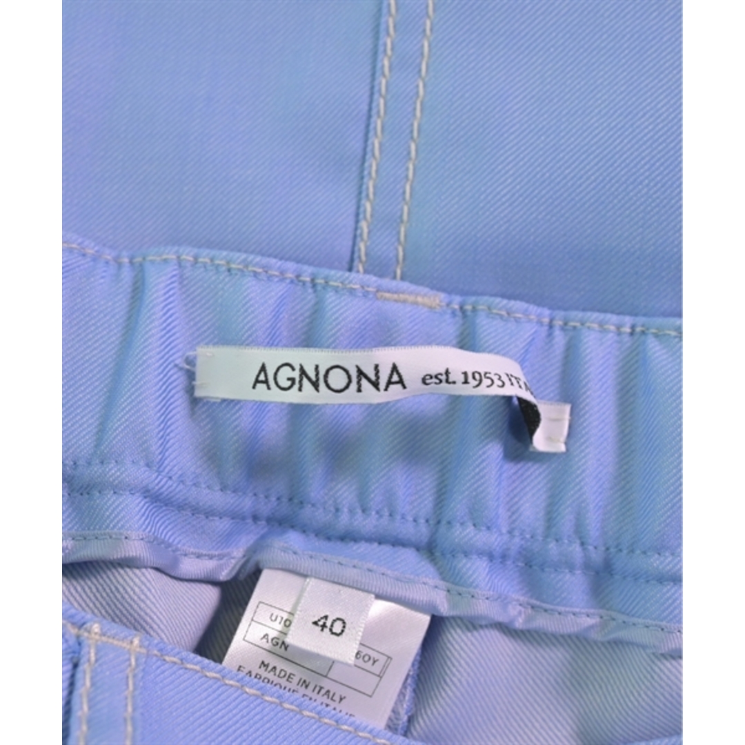 Agnona(アニオナ)のAGNONA アニオナ ロング・マキシ丈スカート 40(M位) 水色 【古着】【中古】 レディースのスカート(ロングスカート)の商品写真