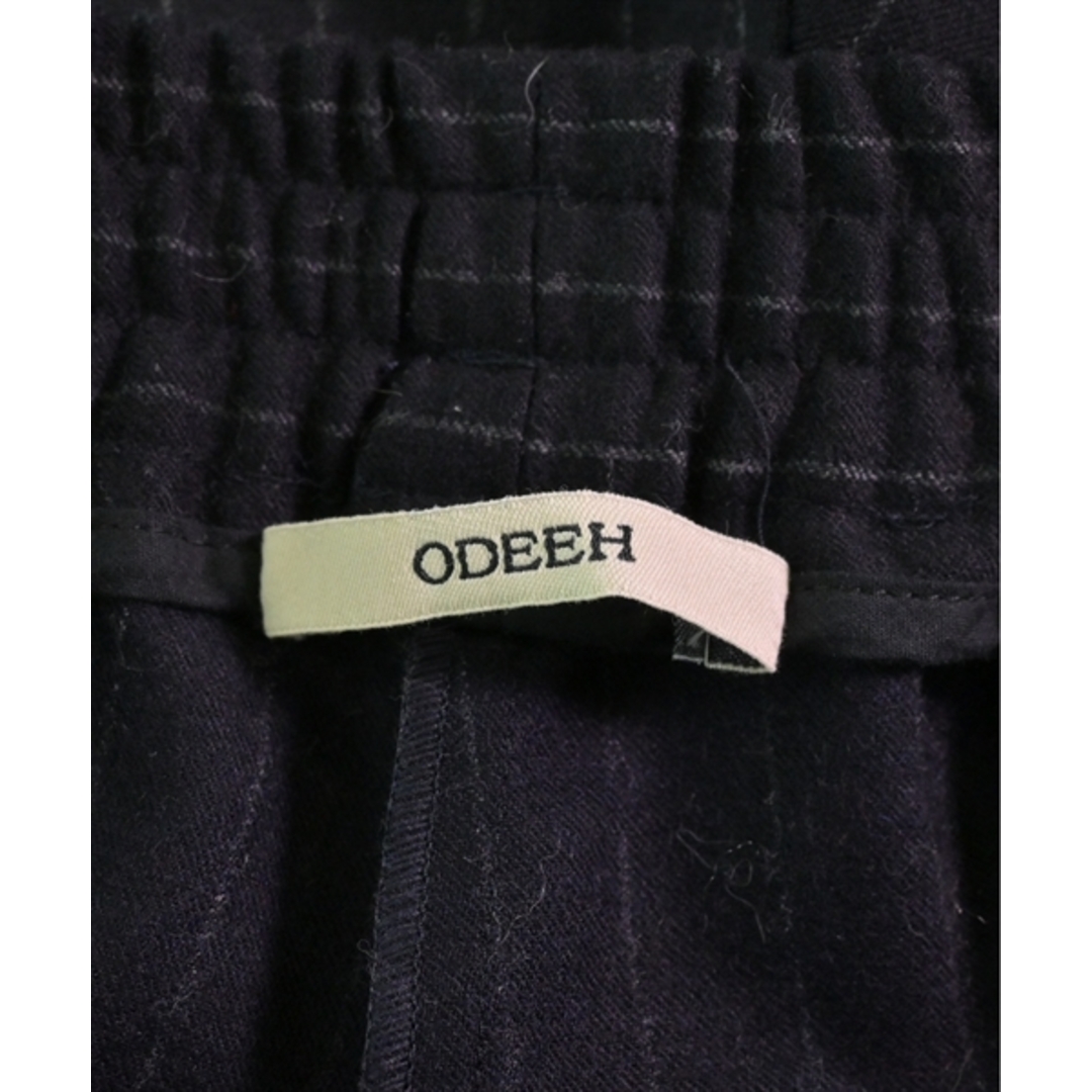 ODEEH オデー パンツ（その他） 36(XS位) 黒x白系(ストライプ) 【古着】【中古】 レディースのパンツ(その他)の商品写真