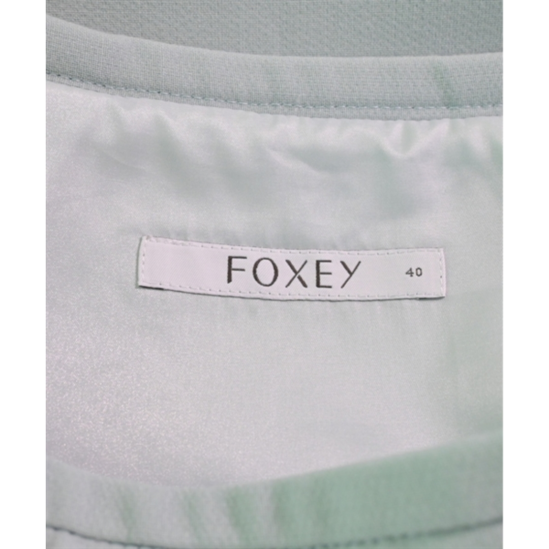 FOXEY(フォクシー)のFOXEY フォクシー ひざ丈スカート 40(M位) 水色系 【古着】【中古】 レディースのスカート(ひざ丈スカート)の商品写真